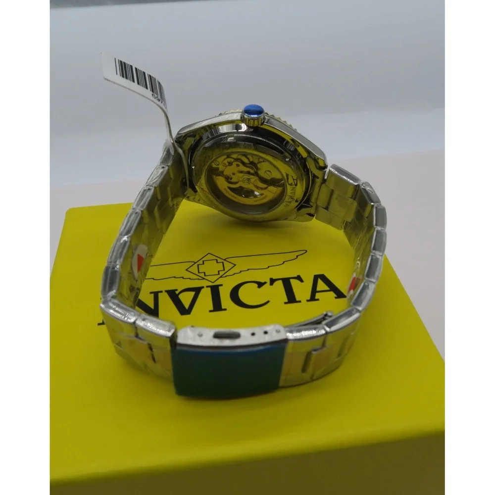Invicta Objet D Art Glyph Automatic Men's Watch w/ Skeleton Dial - 43mm Two Tone